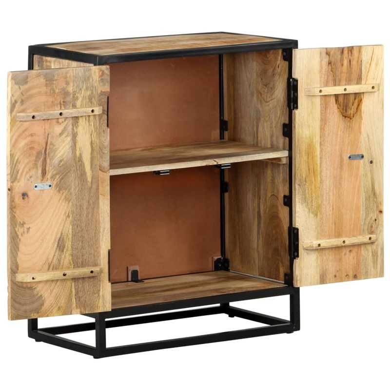 Casa si Gradina - Mobilier - Comode si corpuri - Comode - Servanta sculptata manual, 60x35x75 cm, lemn masiv de mango - Infinity.ro