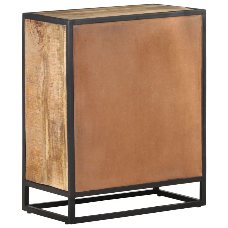 Casa si Gradina - Mobilier - Comode si corpuri - Comode - Servanta sculptata manual, 60x35x75 cm, lemn masiv de mango - Infinity.ro