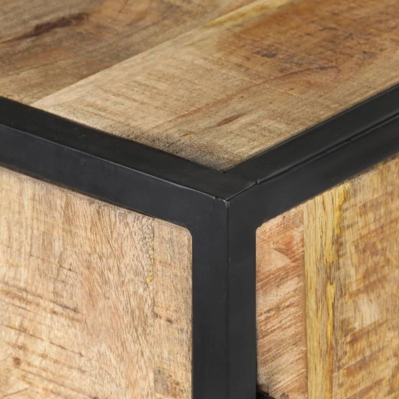 Casa si Gradina - Mobilier - Comode si corpuri - Comode - Servanta sculptata manual, 60x35x75 cm, lemn masiv de mango - Infinity.ro