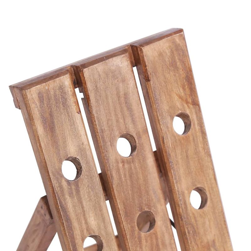 Casa si Gradina - Bucatarie si vesela - Accesorii bar - Suporturi bauturi - Suport de vin pentru 15 sticle 26x50x70 cm lemn masiv reciclat - Infinity.ro