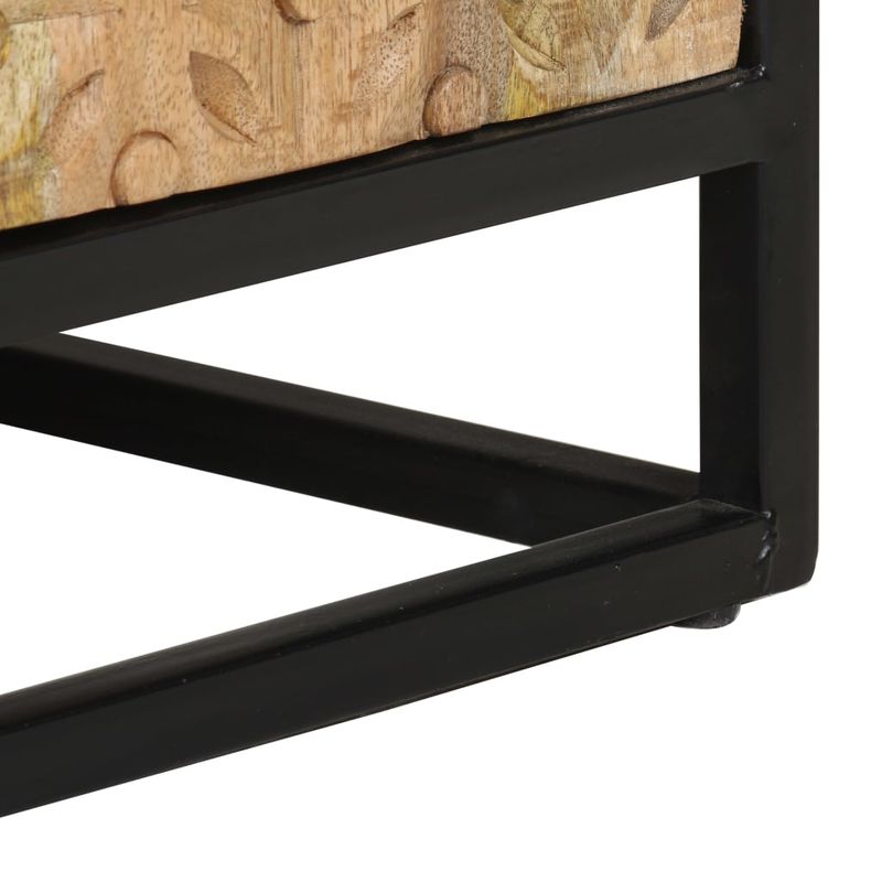 Casa si Gradina - Mobilier - Comode si corpuri - Comode - Servanta sculptata manual, 60x35x75 cm, lemn masiv de mango - Infinity.ro