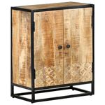Casa si Gradina - Mobilier - Comode si corpuri - Comode - Servanta sculptata manual, 60x35x75 cm, lemn masiv de mango - Infinity.ro