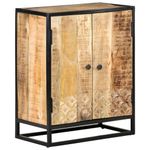 Casa si Gradina - Mobilier - Comode si corpuri - Comode - Servanta sculptata manual, 60x35x75 cm, lemn masiv de mango - Infinity.ro
