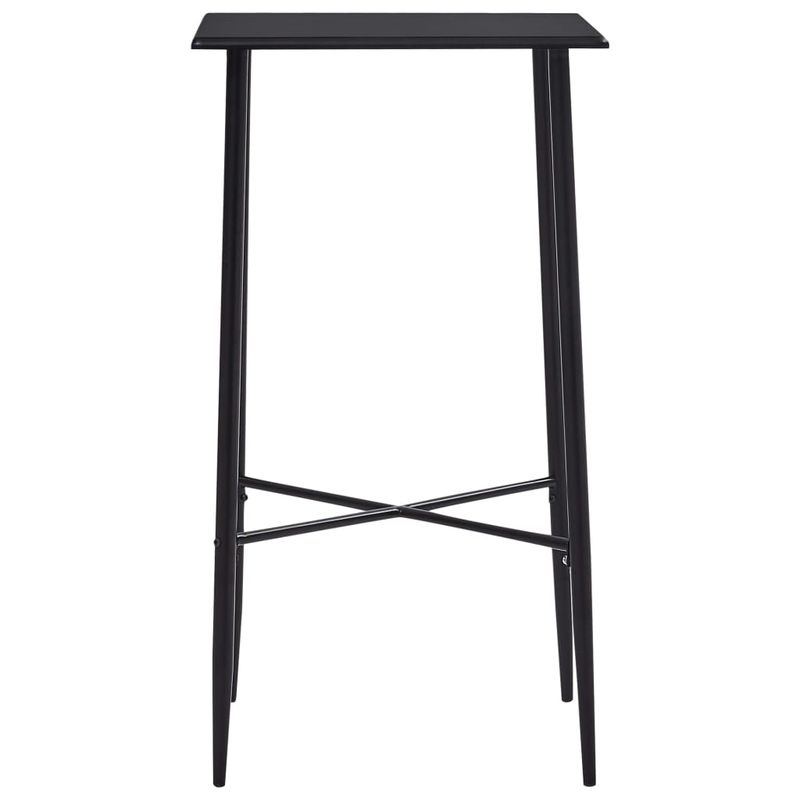 Casa si Gradina - Mobilier - Seturi de mobilier - Seturi bucatarie - Set mobilier de bar, 3 piese, negru, material textil - Infinity.ro