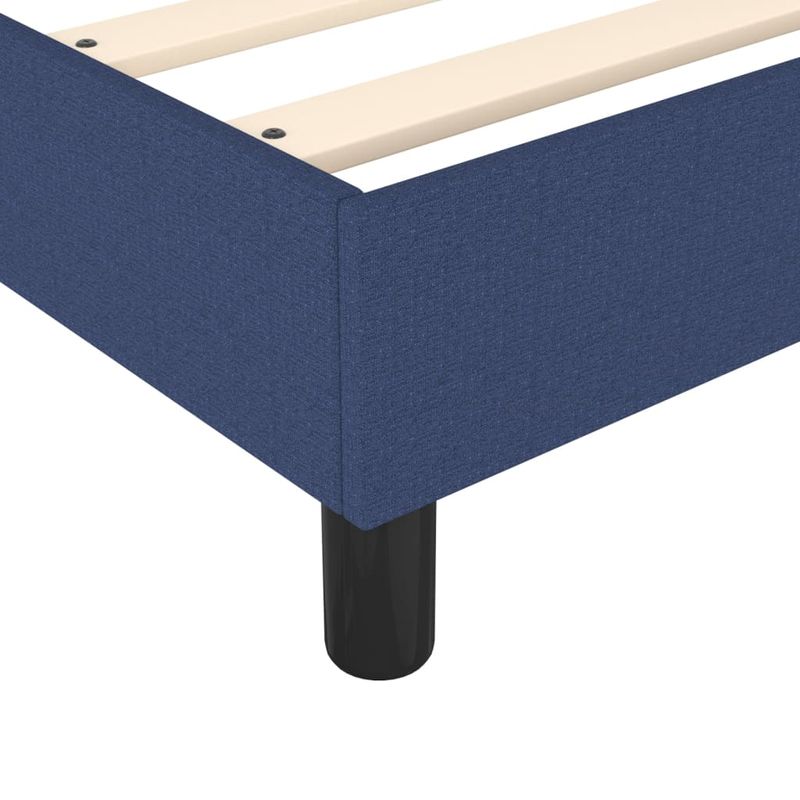 Casa si Gradina - Mobilier - Paturi si accesorii - Paturi - Pat box spring cu saltea, albastru, 180x200 cm, material textil - Infinity.ro