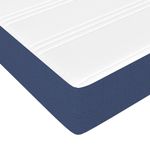 Casa si Gradina - Mobilier - Paturi si accesorii - Paturi - Pat box spring cu saltea, albastru, 180x200 cm, material textil - Infinity.ro