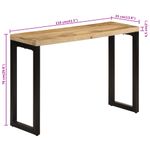 Casa si Gradina - Mobilier - Comode si corpuri - Console - Masa consola, 110x35x76 cm, lemn masiv de mango brut - Infinity.ro