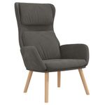 Casa si Gradina - Mobilier - Scaune si fotolii - Fotolii - Fotoliu de relaxare, gri inchis, catifea - Infinity.ro