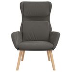 Casa si Gradina - Mobilier - Scaune si fotolii - Fotolii - Fotoliu de relaxare, gri inchis, catifea - Infinity.ro