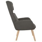 Casa si Gradina - Mobilier - Scaune si fotolii - Fotolii - Fotoliu de relaxare, gri inchis, catifea - Infinity.ro