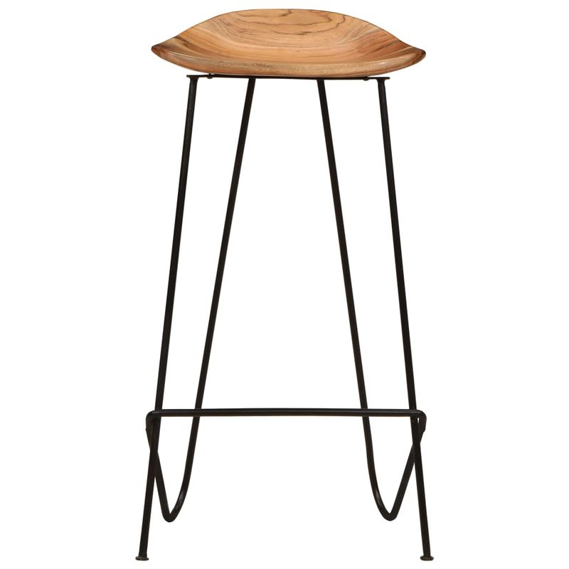 Casa si Gradina - Mobilier - Scaune si fotolii - Scaune - Scaune de bar, 2 buc., lemn masiv de acacia - Infinity.ro