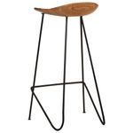 Casa si Gradina - Mobilier - Scaune si fotolii - Scaune - Scaune de bar, 2 buc., lemn masiv de acacia - Infinity.ro