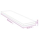 Casa si Gradina - Mobilier - Biblioteci si rafturi - Rafturi - Raft de perete, 80x20x2,5 cm, bambus - Infinity.ro