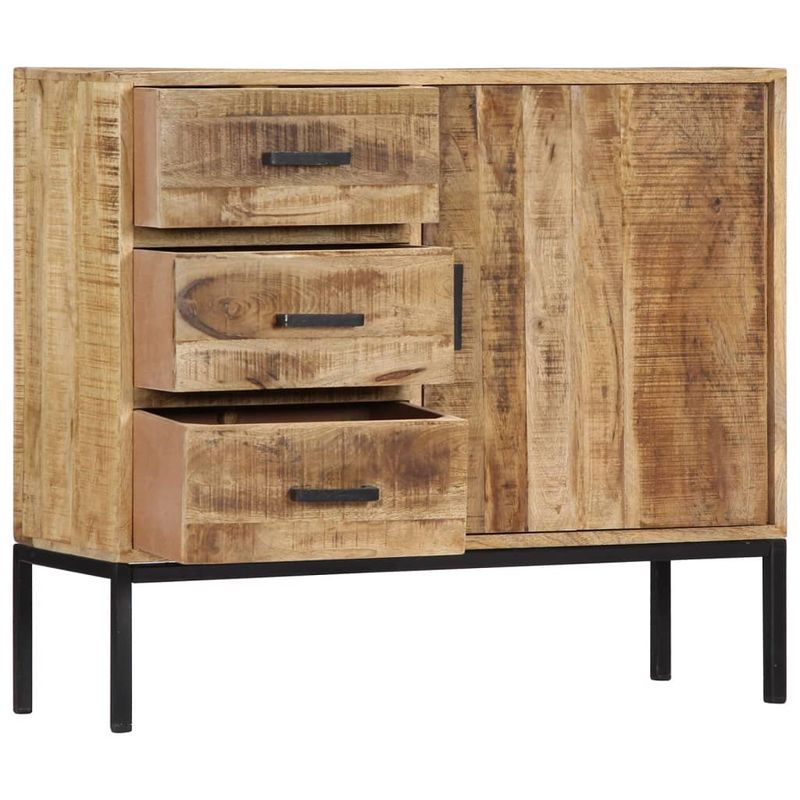 Casa si Gradina - Mobilier - Comode si corpuri - Comode - Servanta, 88x30x73 cm, lemn masiv de mango - Infinity.ro