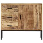 Casa si Gradina - Mobilier - Comode si corpuri - Comode - Servanta, 88x30x73 cm, lemn masiv de mango - Infinity.ro