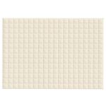 Casa si Gradina - Textile si covoare - Lenjerii de pat - Cearceafuri de pat - Patura grea, crem deschis, 135x200 cm, 10 kg, material textil - Infinity.ro