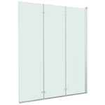Casa si Gradina - Sanitare - Cazi si cabine de dus - Cabine dus - Cabina de dus pliabila, 3 panouri, 130 x 138 cm, ESG - Infinity.ro
