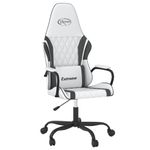 PC, gaming si accesorii - Gaming - Accesorii gaming - Scaune gaming - Scaun de jocuri, alb si negru, piele ecologica - Infinity.ro