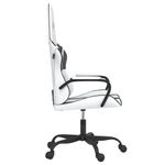 PC, gaming si accesorii - Gaming - Accesorii gaming - Scaune gaming - Scaun de jocuri, alb si negru, piele ecologica - Infinity.ro