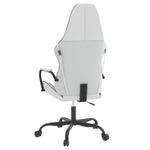 PC, gaming si accesorii - Gaming - Accesorii gaming - Scaune gaming - Scaun de jocuri, alb si negru, piele ecologica - Infinity.ro