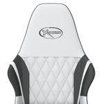 PC, gaming si accesorii - Gaming - Accesorii gaming - Scaune gaming - Scaun de jocuri, alb si negru, piele ecologica - Infinity.ro