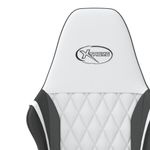 PC, gaming si accesorii - Gaming - Accesorii gaming - Scaune gaming - Scaun de jocuri, alb si negru, piele ecologica - Infinity.ro