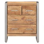 Casa si Gradina - Mobilier - Comode si corpuri - Comode - Servanta, 60x35x70 cm, lemn de mango nefinisat - Infinity.ro