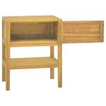 Casa si Gradina - Mobilier - Dulapuri si sifoniere - Dulapuri - Dulap de baie, 60x40x75 cm, lemn masiv de tec - Infinity.ro