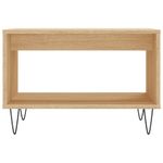 Casa si Gradina - Mobilier - Mese si birouri - Masute de cafea - Masuta de cafea, stejar sonoma, 60x50x40 cm, lemn prelucrat - Infinity.ro