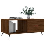 Casa si Gradina - Mobilier - Mese si birouri - Masute de cafea - Masuta de cafea, stejar maro, 90x50x40 cm, lemn prelucrat - Infinity.ro