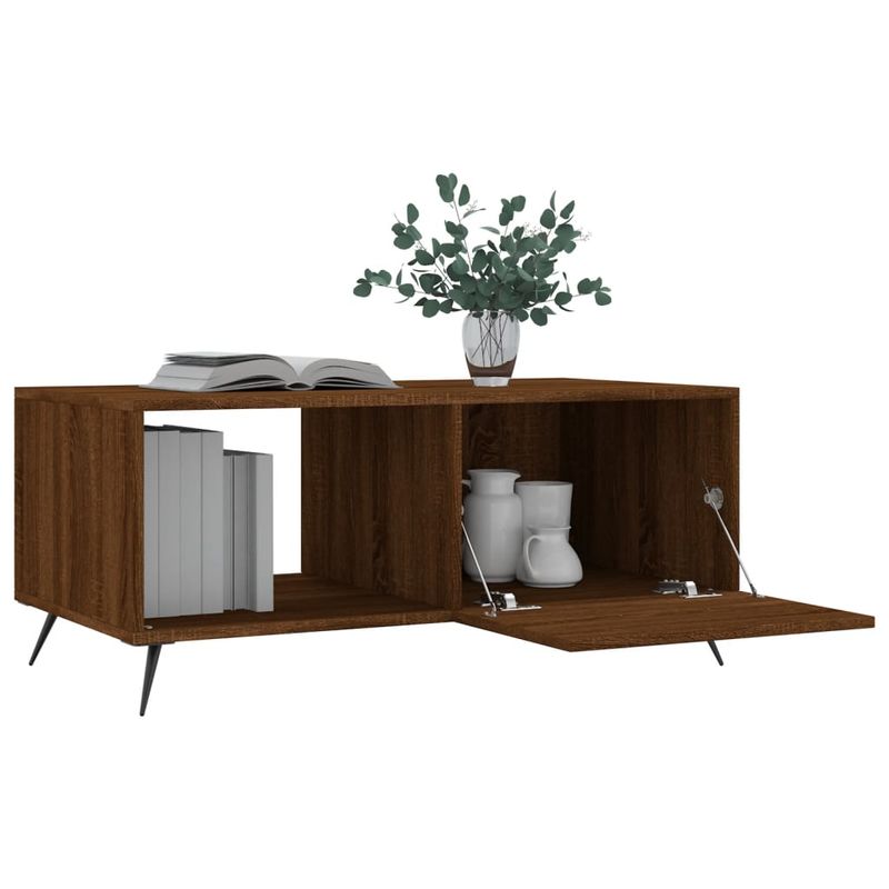 Casa si Gradina - Mobilier - Mese si birouri - Masute de cafea - Masuta de cafea, stejar maro, 90x50x40 cm, lemn prelucrat - Infinity.ro