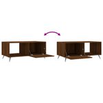 Casa si Gradina - Mobilier - Mese si birouri - Masute de cafea - Masuta de cafea, stejar maro, 90x50x40 cm, lemn prelucrat - Infinity.ro
