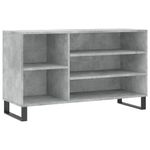Casa si Gradina - Mobilier - Organizare si depozitare - Organizator incaltaminte - Pantofar, gri beton, 102x36x60 cm, lemn prelucrat - Infinity.ro
