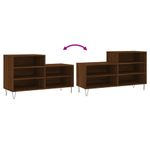 Casa si Gradina - Mobilier - Organizare si depozitare - Organizator incaltaminte - Pantofar, stejar maro, 102x36x60 cm, lemn prelucrat - Infinity.ro