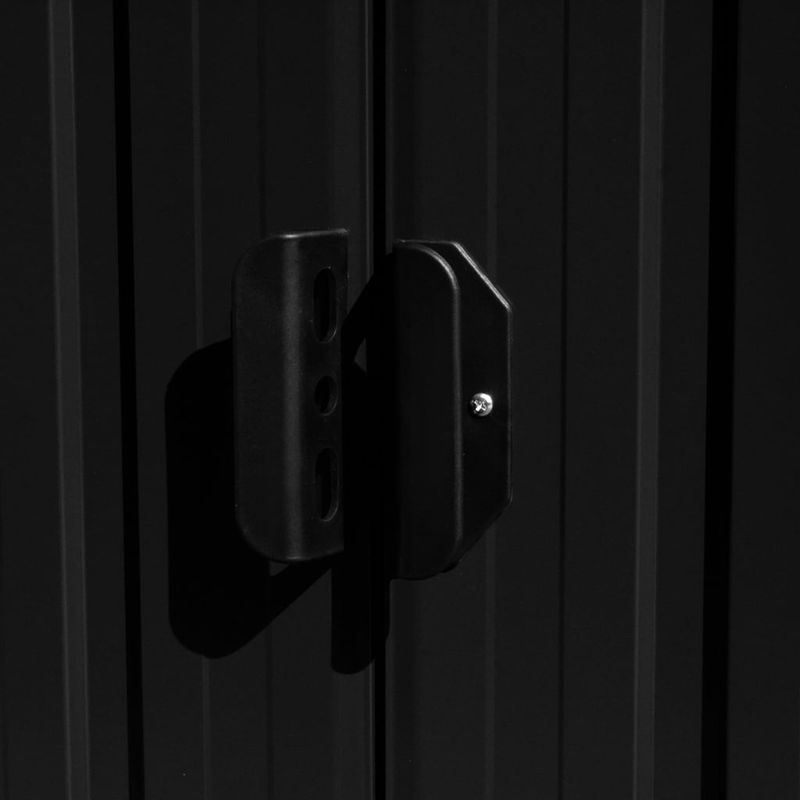 Casa si Gradina - Gradina si terasa - Casute de gradina - Sopron de gradina, antracit, 257x990x181 cm, otel galvanizat - Infinity.ro