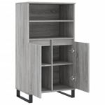 Casa si Gradina - Mobilier - Comode si corpuri - Corpuri bucatarie - Dulap inalt, gri sonoma, 60x36x110 cm, lemn prelucrat - Infinity.ro