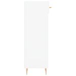 Casa si Gradina - Mobilier - Dulapuri si sifoniere - Dulapuri pantofi - Pantofar, alb extralucios, 30x35x105 cm, lemn prelucrat - Infinity.ro