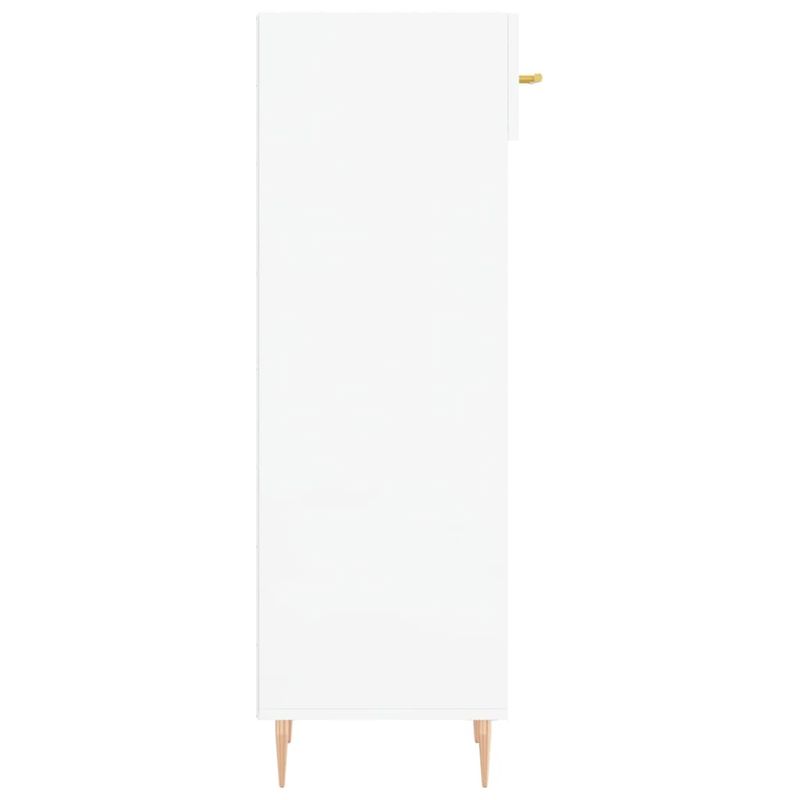 Casa si Gradina - Mobilier - Dulapuri si sifoniere - Dulapuri pantofi - Pantofar, alb extralucios, 30x35x105 cm, lemn prelucrat - Infinity.ro
