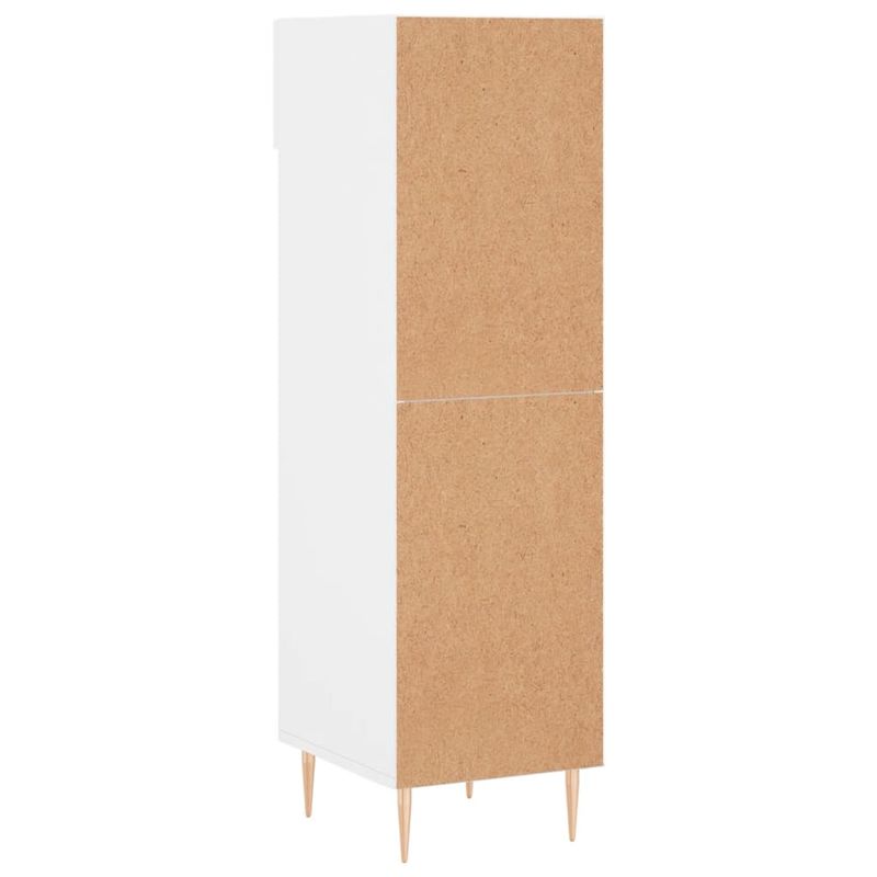 Casa si Gradina - Mobilier - Dulapuri si sifoniere - Dulapuri pantofi - Pantofar, alb extralucios, 30x35x105 cm, lemn prelucrat - Infinity.ro
