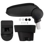 Auto si Moto - Piese auto si accesorii - Interior auto - Scaune si banchete - Cotiera auto, negru, 12x36x(33,5-48) cm ABS - Infinity.ro