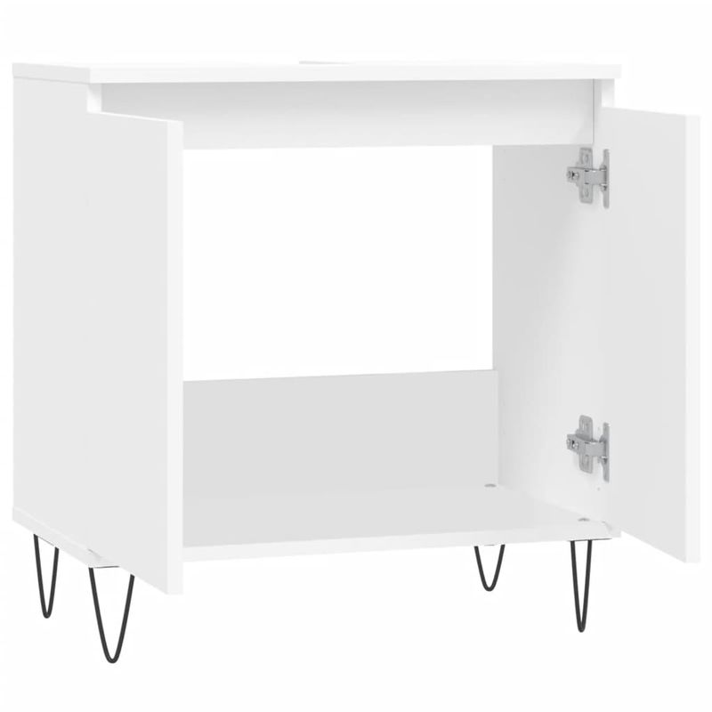Casa si Gradina - Mobilier - Comode si corpuri - Masute de toaleta - Dulap de chiuveta, alb, 58x33x60 cm, lemn prelucrat - Infinity.ro