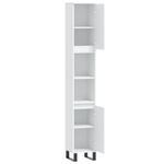 Casa si Gradina - Mobilier - Mobilier baie - Corpuri baie - Dulap de baie, alb, 30x30x190 cm, lemn prelucrat - Infinity.ro