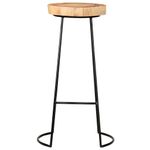 Casa si Gradina - Mobilier - Scaune si fotolii - Scaune - Scaune de bar, 2 buc., lemn masiv de acacia - Infinity.ro