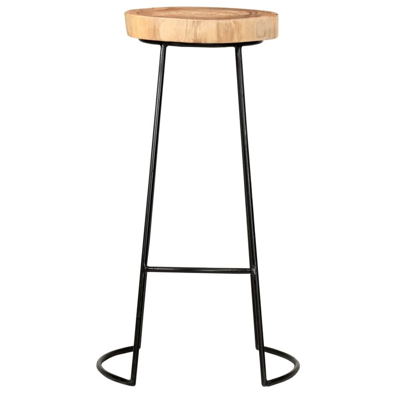 Casa si Gradina - Mobilier - Scaune si fotolii - Scaune - Scaune de bar, 2 buc., lemn masiv de acacia - Infinity.ro