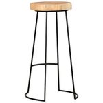 Casa si Gradina - Mobilier - Scaune si fotolii - Scaune - Scaune de bar, 2 buc., lemn masiv de acacia - Infinity.ro