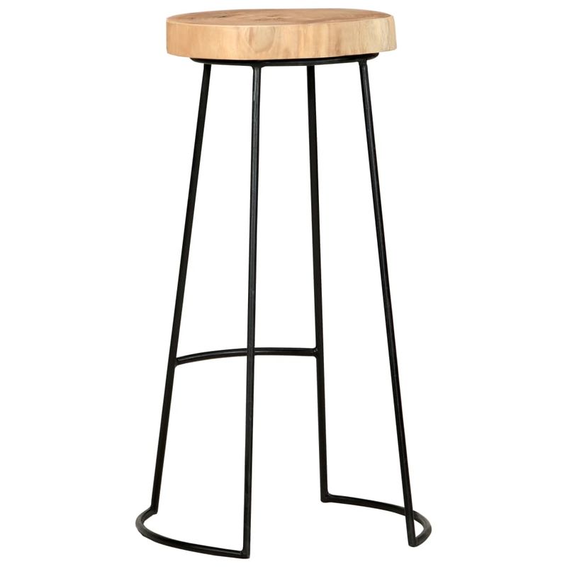 Casa si Gradina - Mobilier - Scaune si fotolii - Scaune - Scaune de bar, 2 buc., lemn masiv de acacia - Infinity.ro