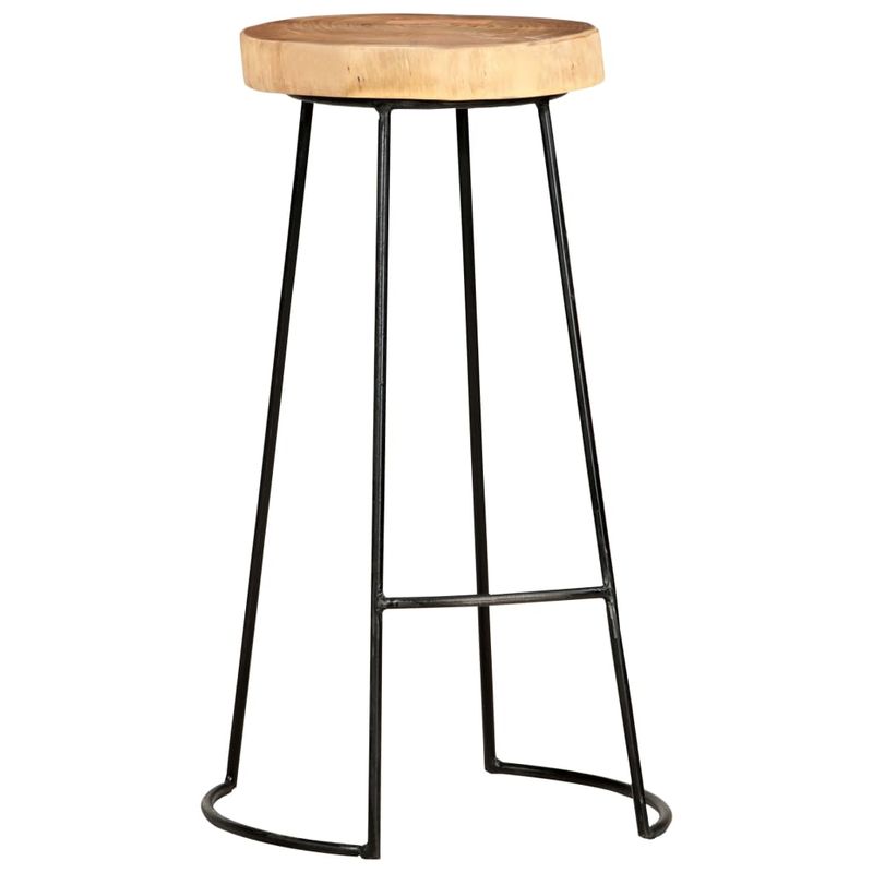 Casa si Gradina - Mobilier - Scaune si fotolii - Scaune - Scaune de bar, 2 buc., lemn masiv de acacia - Infinity.ro