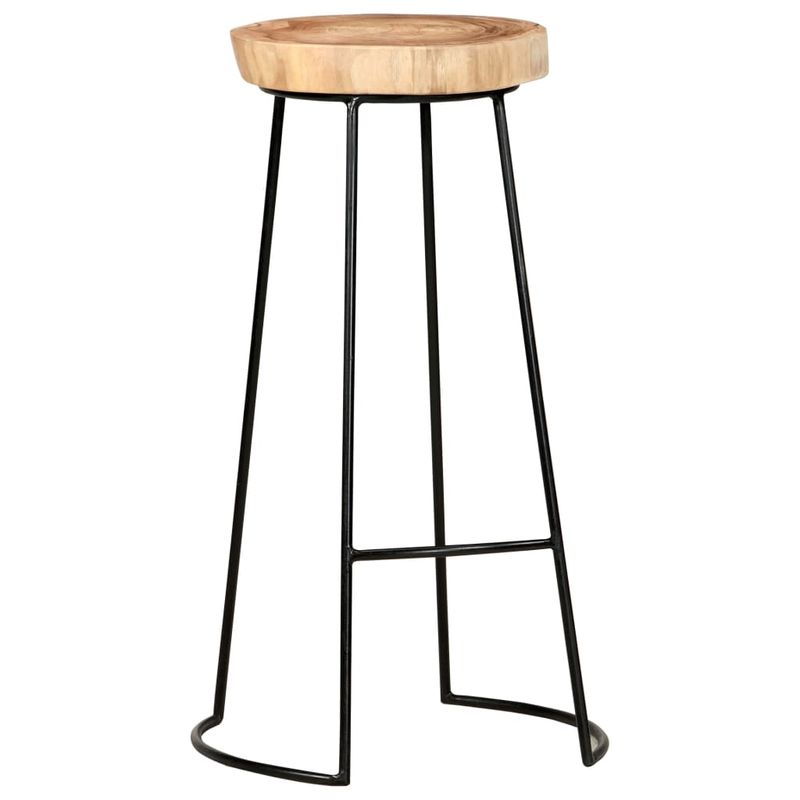 Casa si Gradina - Mobilier - Scaune si fotolii - Scaune - Scaune de bar, 2 buc., lemn masiv de acacia - Infinity.ro