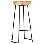 Casa si Gradina - Mobilier - Scaune si fotolii - Scaune - Scaune de bar, 2 buc., lemn masiv de acacia - Infinity.ro