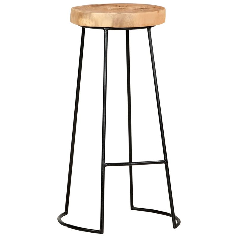 Casa si Gradina - Mobilier - Scaune si fotolii - Scaune - Scaune de bar, 2 buc., lemn masiv de acacia - Infinity.ro